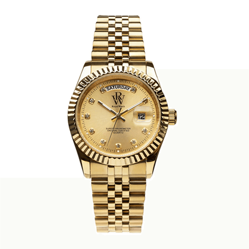 Ceas de mână Royal Watch auriu, RW 110/G, unisex