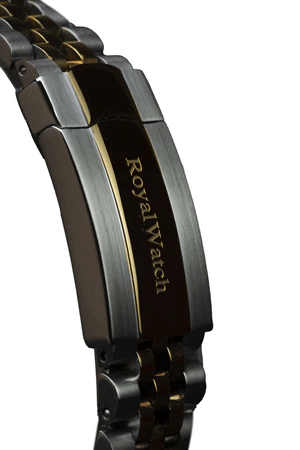 Ceas de mână elegant RW 110/SG de la Royal Watch argintiu cu auriu