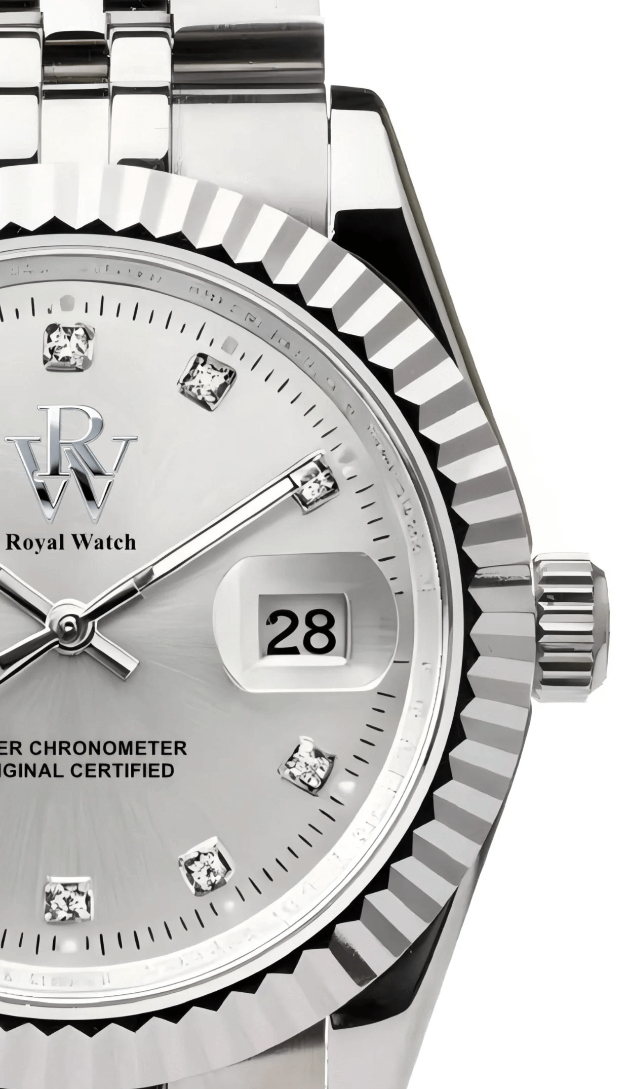 Ceas de mână argiuntiu, Royal Watch, RW 110/W