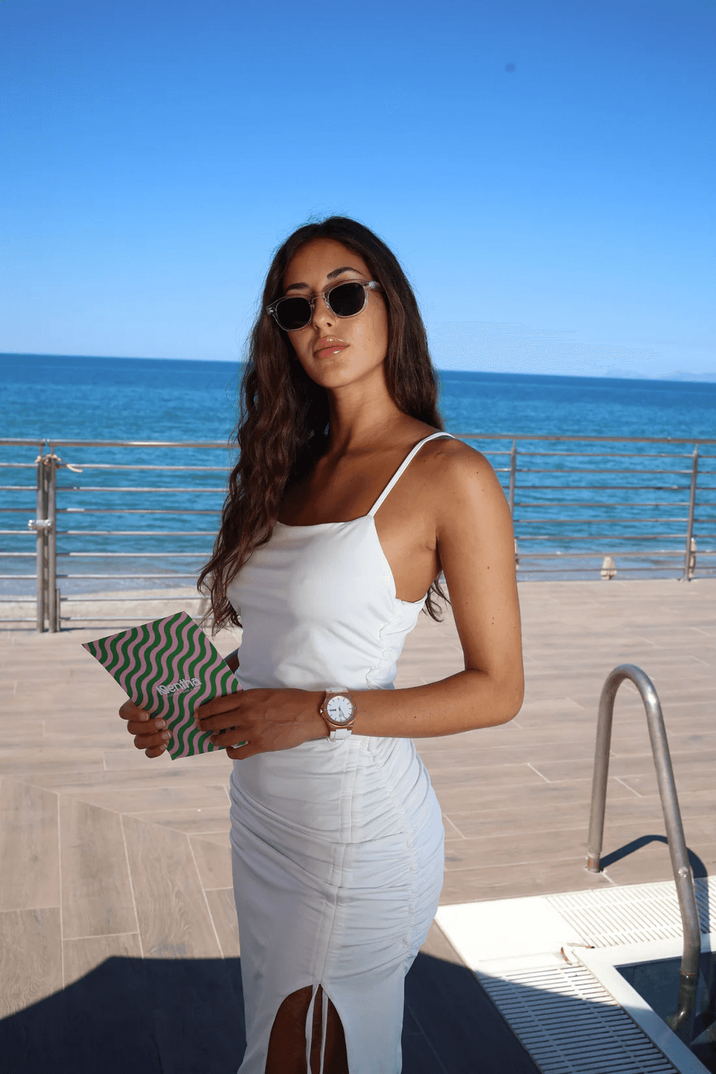 Ceas de mână alb, gold-rose, Royal Watch, RW 130/W