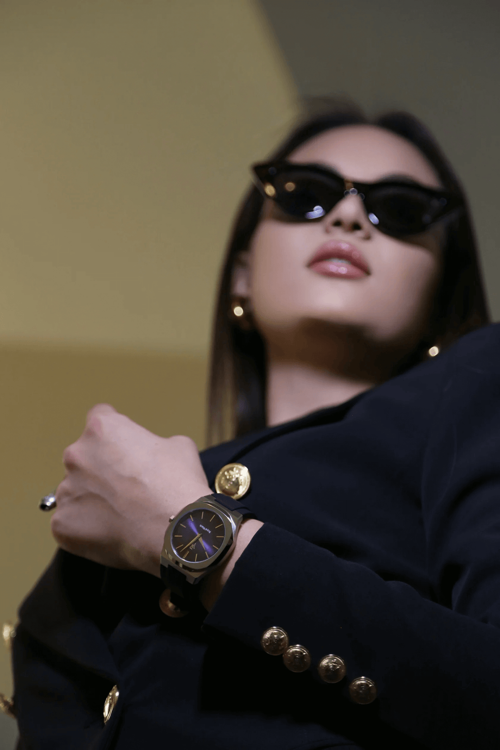 Ceas de mână cu cadran albastru, Royal Watch, RW 131/S