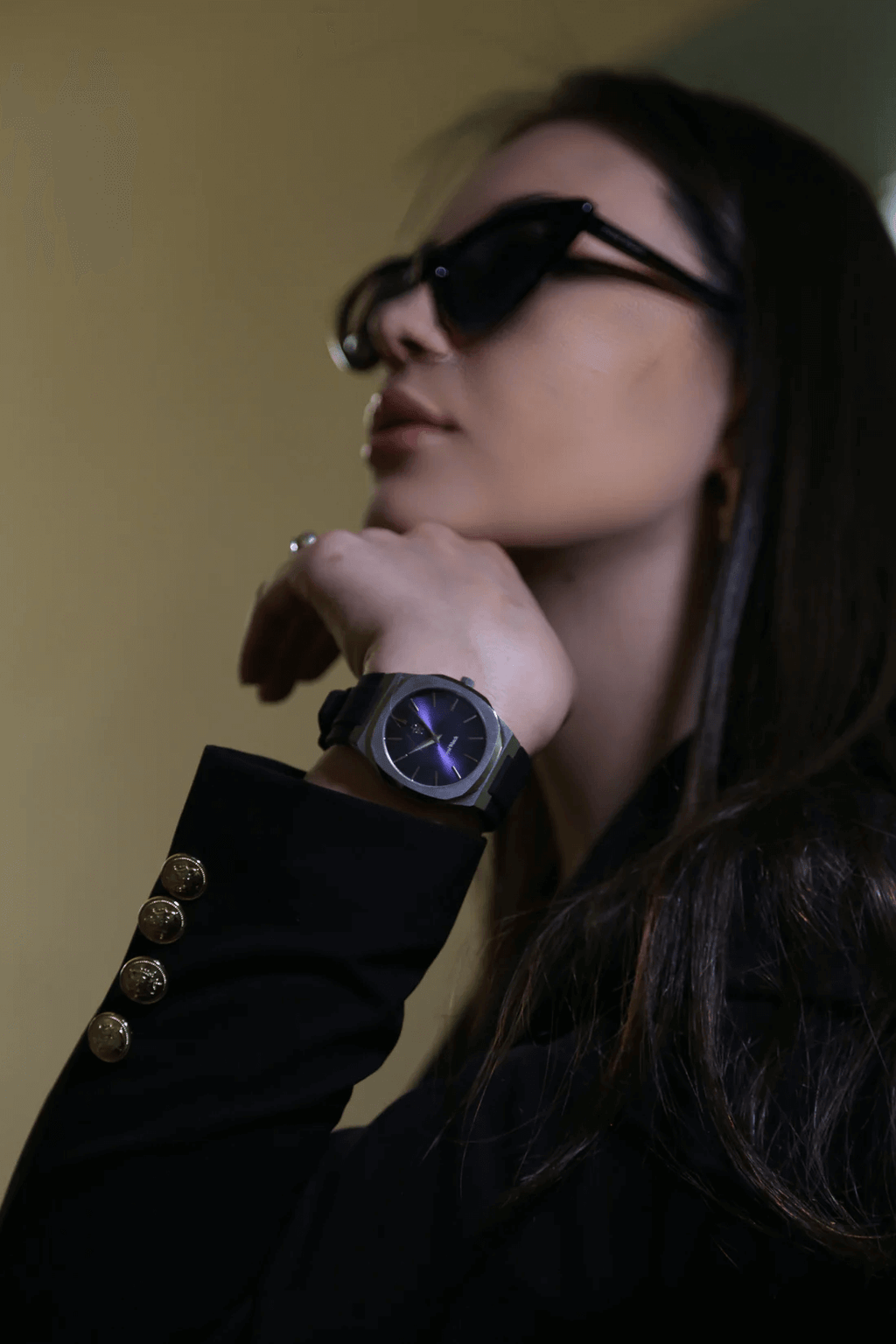 Ceas de mână cu cadran albastru, Royal Watch, RW 131/S