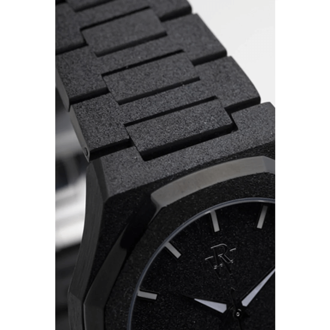 Ceas de mână negru glitter, Royal Watch, RW 132/B