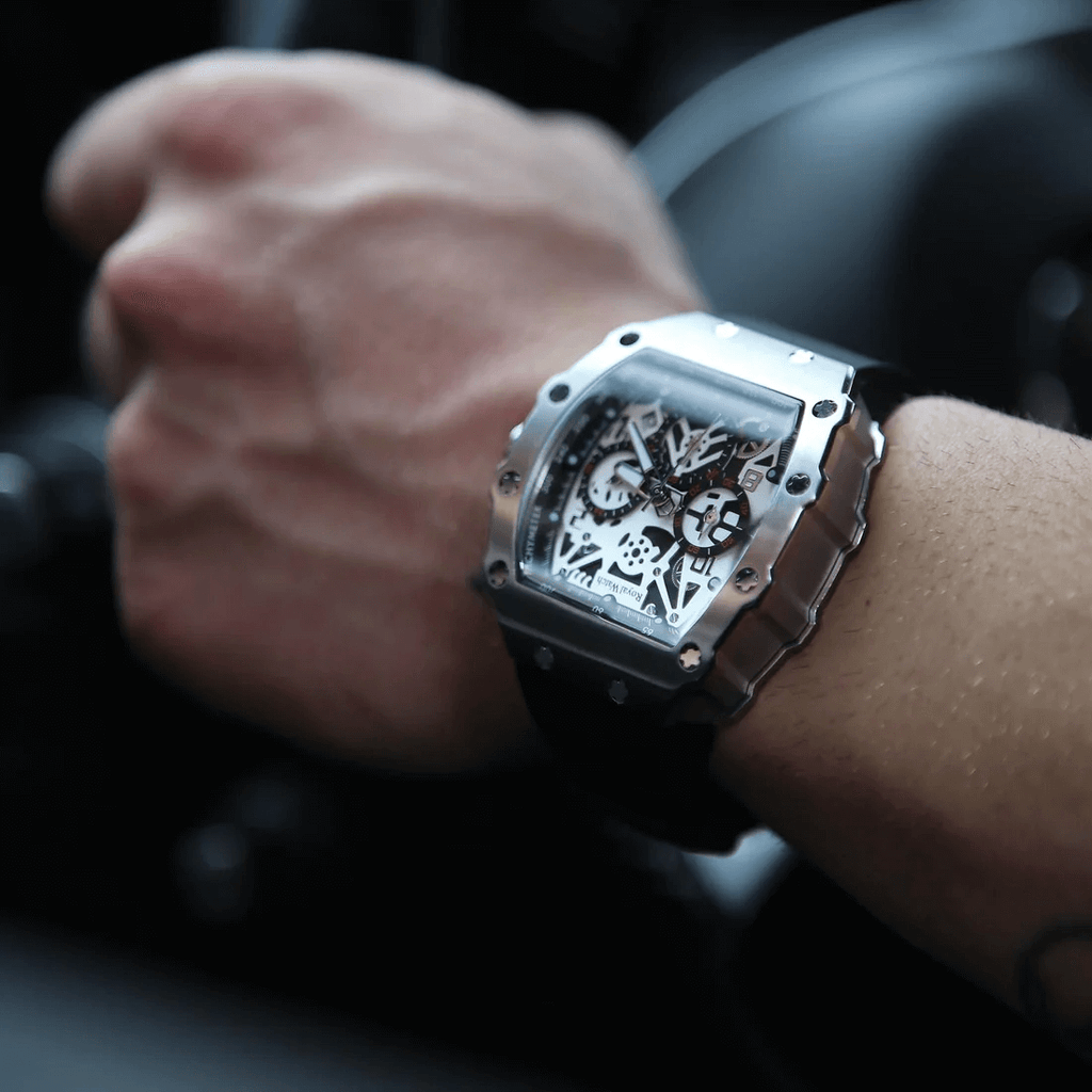 Ceas de mână modern, Luxury Skeleton, Royal Watch, RW 150