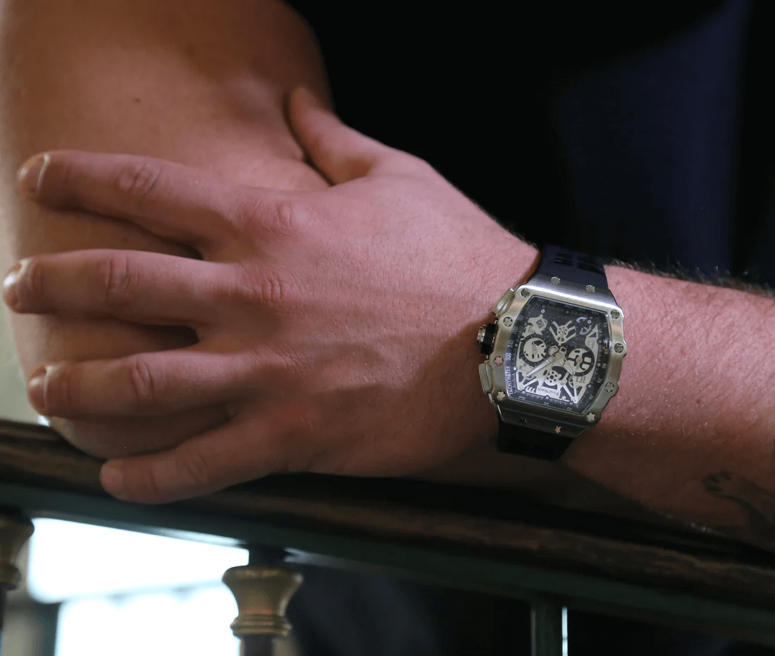 Ceas de mână modern, Luxury Skeleton, Royal Watch, RW 150