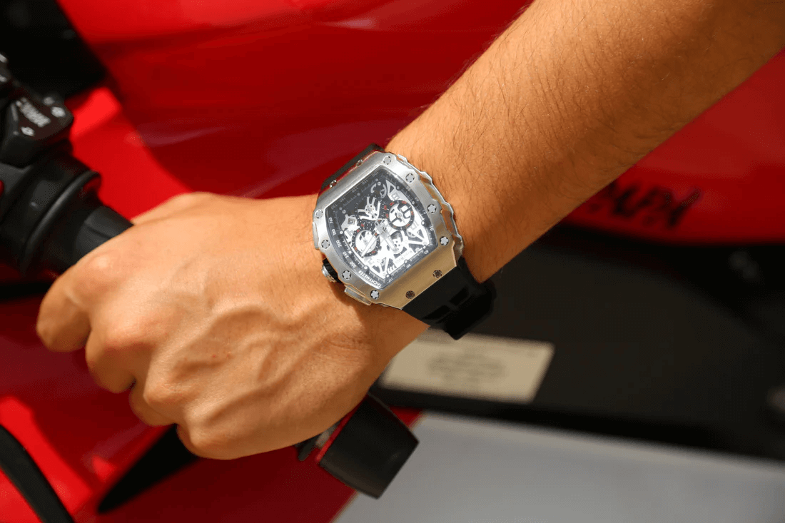 Ceas de mână modern, Luxury Skeleton, Royal Watch, RW 150