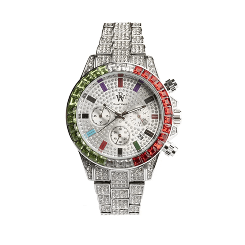 Ceas de mână cu cristale Swarowski, Royal Watch, RW 115/R