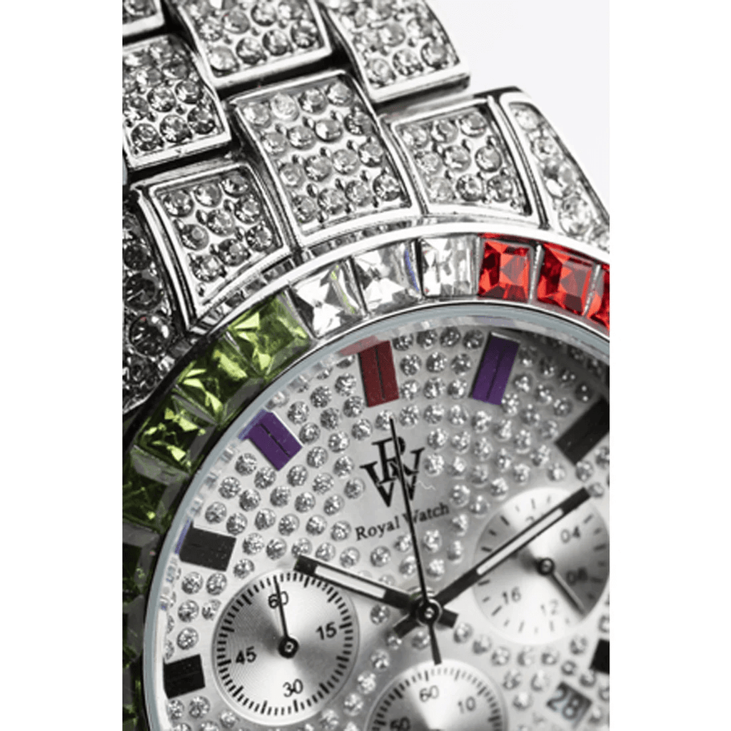 Ceas de mână cu cristale Swarowski, Royal Watch, RW 115/R