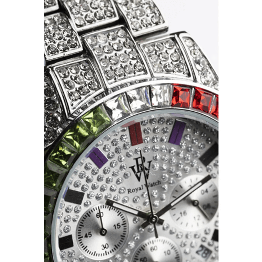 Ceas de mână cu cristale Swarowski, Royal Watch, RW 115/R