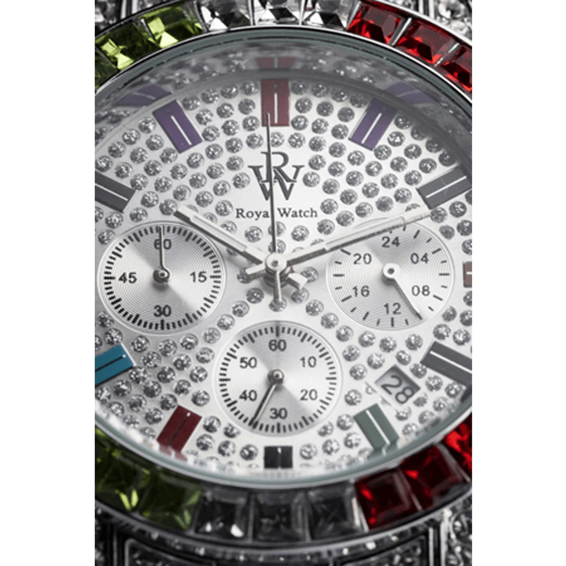Ceas de mână cu cristale Swarowski, Royal Watch, RW 115/R
