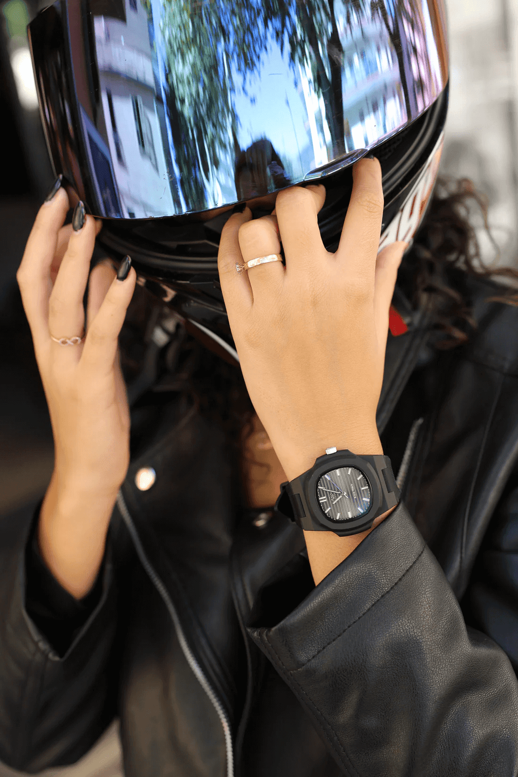 Ceas de mână negru, Infinite Black, Royal Watch, RW 155